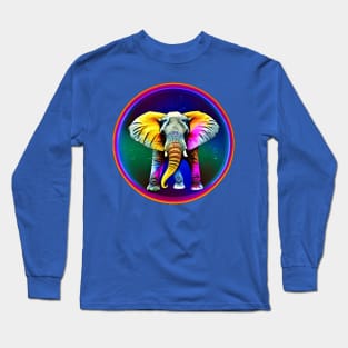 Elephant Art For Elephant Lover Art T Shirt For Elephant Lover T Shirt Gift for Elephant Lover Long Sleeve T-Shirt